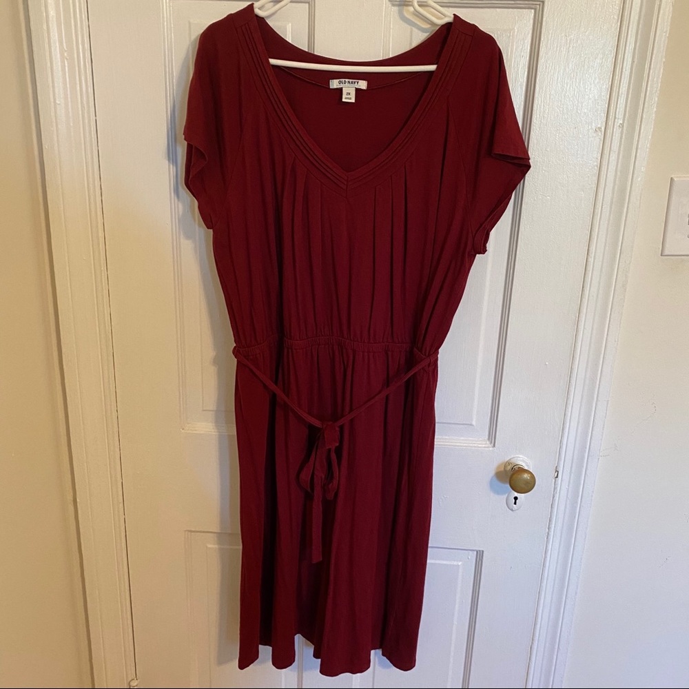 Dark Red Old Navy Dress